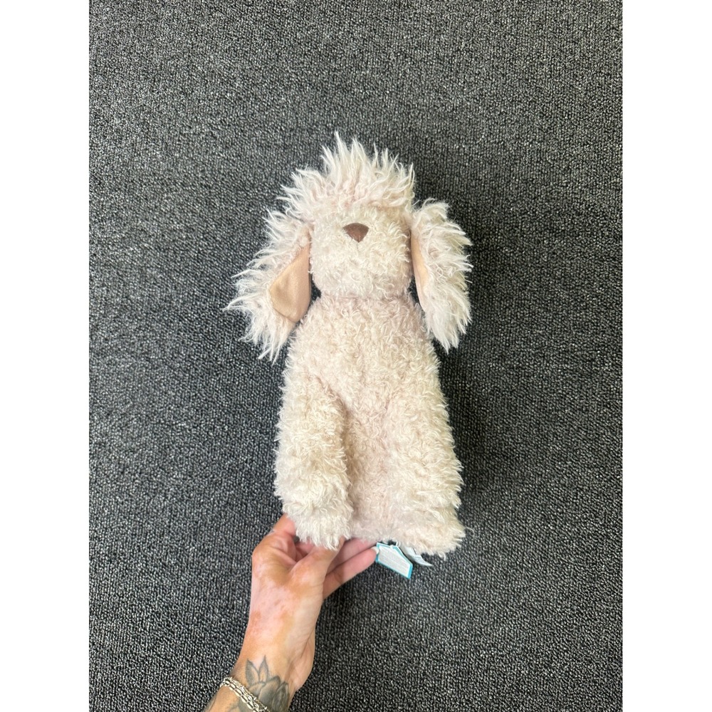 Jellycat Georgiana Poodle Plush Cream Shaggy Dog Stuffed Animal retired NWT